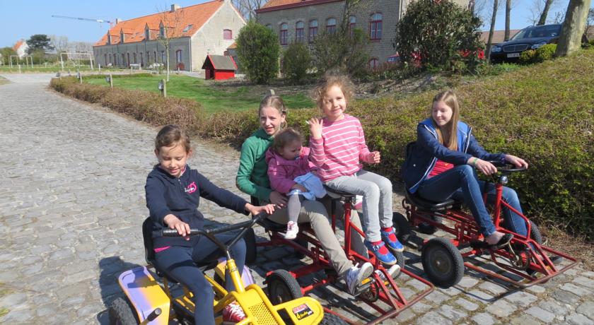 Ferienwohnungen auf dem "Hoeve Hazegras": Kinderspielplatz auf dem Bauernhof